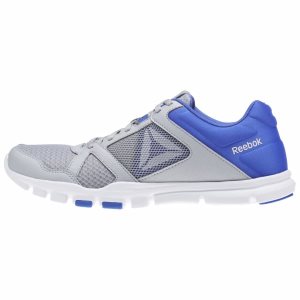 Buty Treningowe Męskie Reebok Yourflex Train 10 MT Szare/Niebieskie PL 97IKRLT